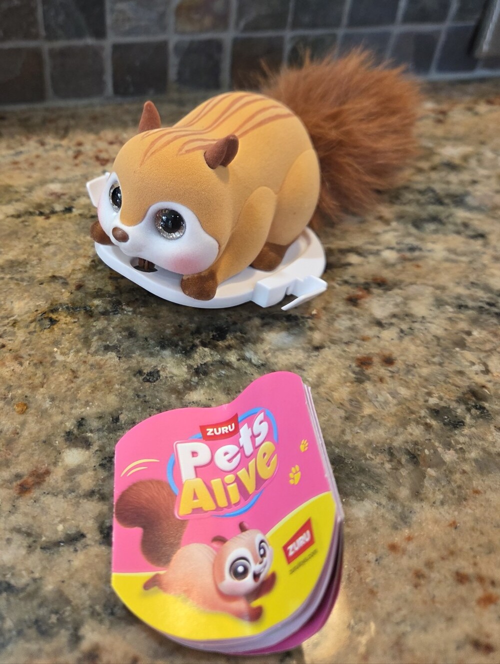 Pets Alive Scurry'n Squirrel ORANGE Figure Pet Realistic Interactive *Untested*